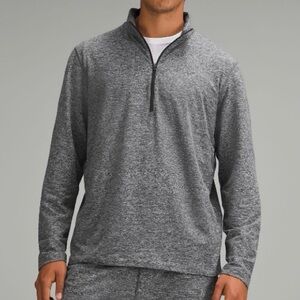 Lululemon Soft Jersey Half Zip Sweatshirt - Grey